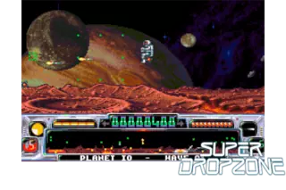 Image n° 1 - screenshots  : Super Dropzone - Intergalactic Rescue Mission